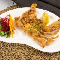 A10. Soft Shell Crab · Crab that has recently molted and still has a soft shell.