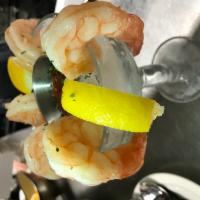 Shrimp Cocktail  · (5) chilled 13/15 shrimp, cocktail sauce, lemon