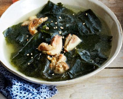 MiYeokGuk  · Seaweed with beef soup.