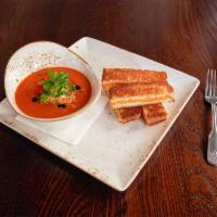 Grilled Cheese & Tomato Soup · American Cheese on White Bread. Served with Housemade Tomato Soup