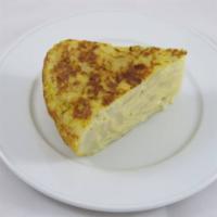Tortilla Espanola de Patatas · Spanish omelet.