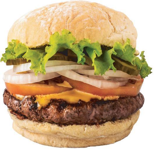 Big Burger (1/3lb.) · Comes with Teddy's special sauce, green leaf lettuce, tomatoes, onions and pickles.