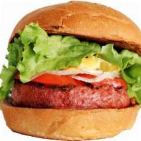 Beyond Burger · Comes with Teddy's special sauce, green leaf lettuce, tomatoes, onions and pickles. (Remove ...