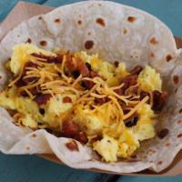 Bacon, Egg and Cheese Taco · 