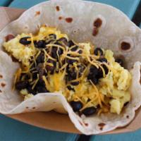 Black Bean, Egg and Cheese Taco · Vegetarian.
