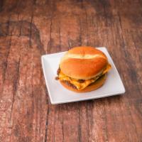 Cheeeesy Burger · We encourage you to pronounce all 4 E's when you order. 4 slices of melted American cheese a...