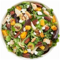 Farmers Market Salad · Our Chef-inspired Farmers Market Salad features a recommended base of our Super Greens Blend...