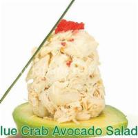 Blue Crab Avocado Salad · Comes with yuzu truffle soy dressing.