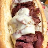 L. Grinders · Pastrami or Corned Beef - Swiss Cheese - Grilled Onion - Mustard