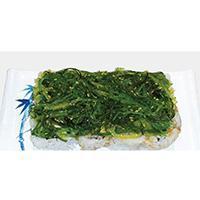 Wakame Poki Roll · Spicy tuna, cucumber, jalapeno and seaweed salad.