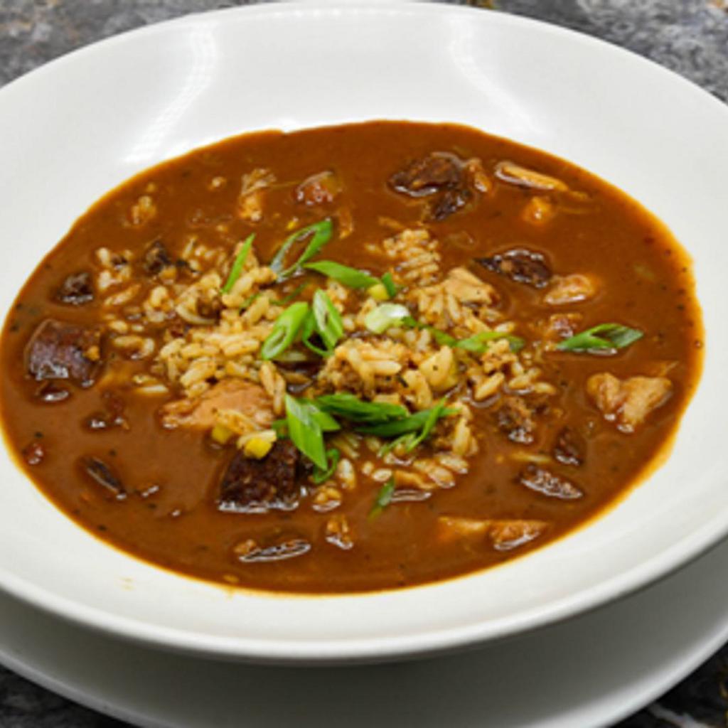 Traditional Seafood Gumbo · Blue Crab, Redfish and Andouille Sausage