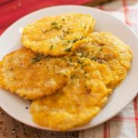 Fried Green Plantains (tostones) · 