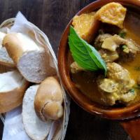 Curry Chicken with Bread · 