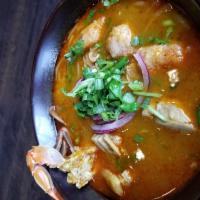 Crab Soup with Clear Noodle · 