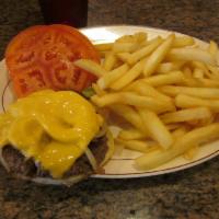 Cheeseburger Platter · Grilled or fried patty with cheese on a bun.