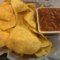 Fresh House-Made Chips and Salsa · Fresh-cooked tortilla chips served with our homemade Southwest salsa.