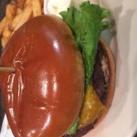 Classic Cheeseburger · Certified Angus Beef cooked to order with American cheese, lettuce, tomato, onion and pickle...
