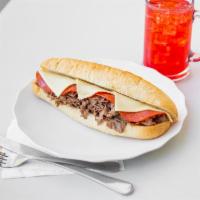 Pepperoni Cheesesteak Sandwich · Our cheesesteak with pepperoni.