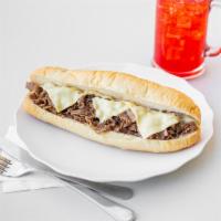 Cheesesteak Sandwich · Our plain steak with melted white American cheese.