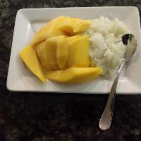 DS01 Mango & Sweet Sticky Rice  ข้าวเหนียวมะม่วง & หวาน · 