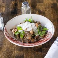 Pappardelle & Mushrooms · Buckwheat Pappardelle, Sautéed with Chef's Daily Mushroom Selection, Pecorino, Fresh Herbs (...