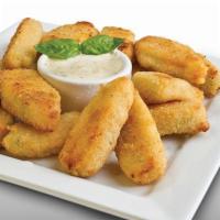 Muncheez  · Potato-Covered Jalapeños, filled with Cheddar Cheese, and served with Ranch Sauce. (10 pieces)