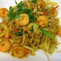 Saigon Noodles · Namnam signature dish. Rice vermicelli noodle stir fry with yellow curry spice, stir fried w...