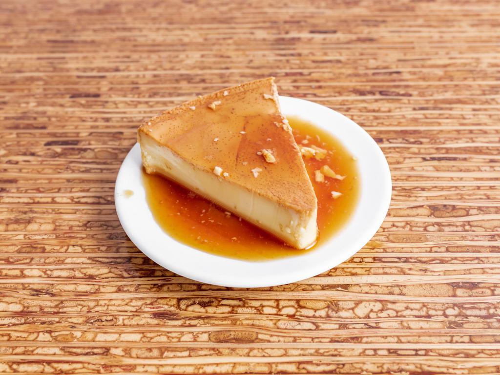 Quesillo · Quesillo refers to a dessert that is a type of flan made with whole eggs and sweetened condensed milk, which makes for a firmer texture than a traditional flan.