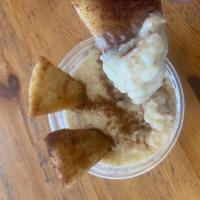 PUDDING AND CHIPS · our rice pudding with in house make cinnamon, sugar pita chips for dipping