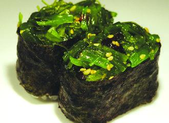 Seaweed Salad · 2 pieces. Seaweed, sesame, and sesame oil.