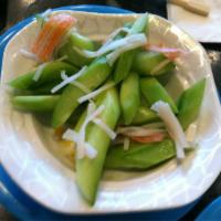 Cucumber Salad · Cucumber and crabstick with ponzu sauce. Gluten free.