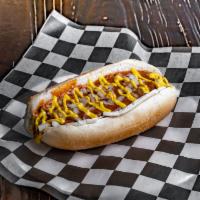 The Coney Dog · Chili, mustard, and onion.
