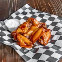 Buffalo Wings · Choice of sauce and dressing. Extra dressings for an additional charge.