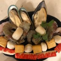 Seafood Medley(Seafood)(ShabuShabu) · Shrimp, Scallop, Fish, Mussel, Clam, Fish Ball, Fish Tofu and More.
