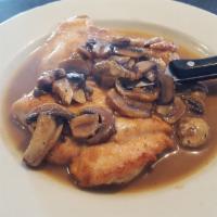 Marsala Chicken Carry Out · Chicken breast sauteed in Marsala wine with mushrooms. Include bread and salad.