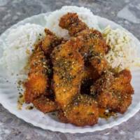 Furikake Chicken Plate Lunch · 5 pieces.