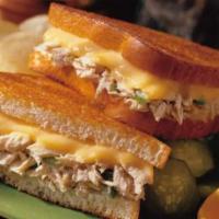 Tuna Melt · Tuna salad made with Albacore tuna on buttered, toasted rye bread with American cheese and t...