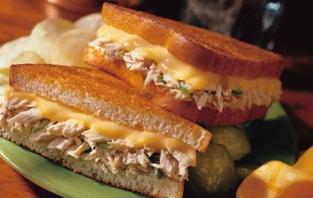 Tuna Melt · Tuna salad made with Albacore tuna on buttered, toasted rye bread with American cheese and tomato.