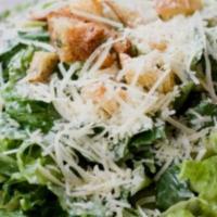 Caesar Salad · Romaine lettuce topped with croutons and grated Parmesan cheese. Classic Caesar dressing on ...