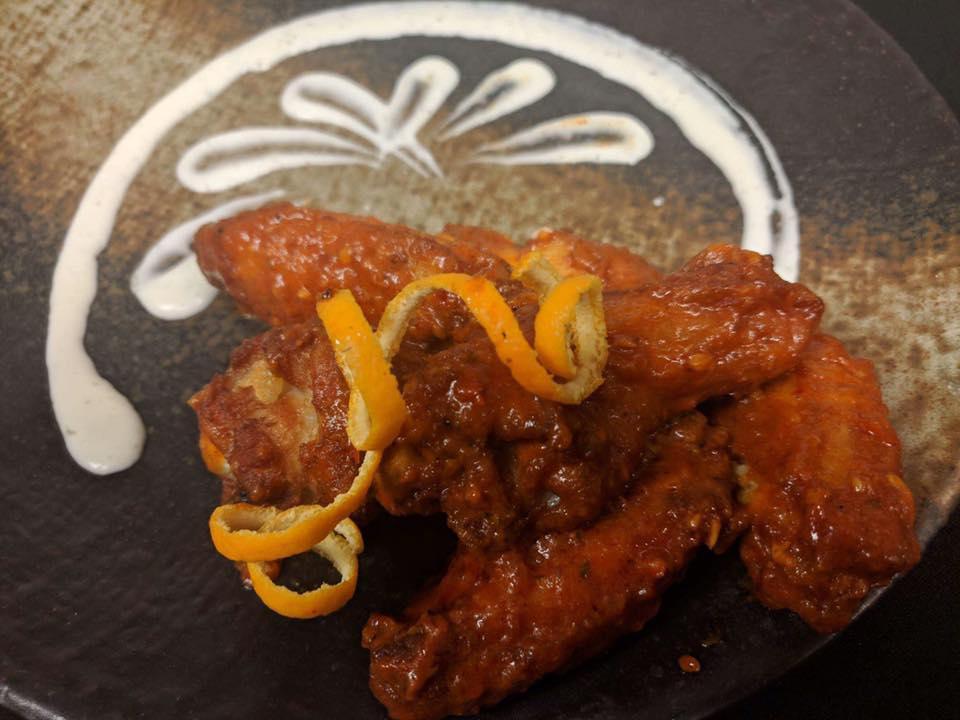 (D) Fire Cracker Chicken Wings · Ghost Chili Marinade Chicken Wings, Zesty Soy Masala