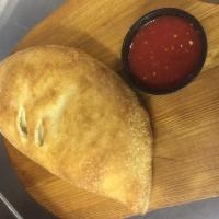 Calzone · Made with ricotta and mozzarella.