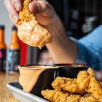 5 Piece Tendeez · Fried Chicken Tenders. Choose ORIGINAL fried chicken or DUNKS  (a hot dip in a spicy-tangy-N...