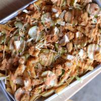 Fly Bird Loaded Fries · Crispy Fries loaded with tendeez, slaw ginger pickles, and drizzled with Fly Sauce.   Choose...