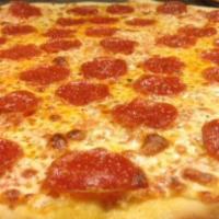 Pepperoni Pizza Pie · Mozzarella, Pepperoni and Tomato Sauce
