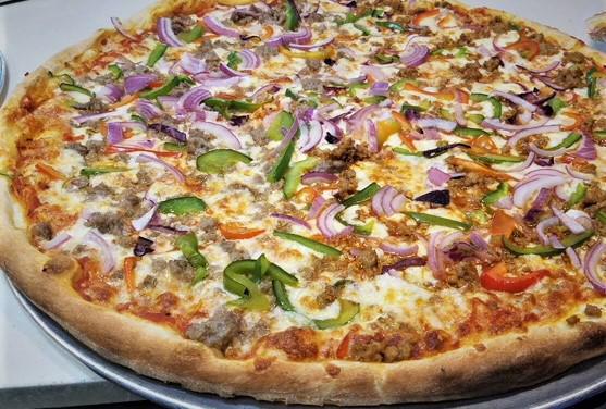 Spicy Italian Sausage · Spicy Sausage, Onions, Peppers, Mozzarella and Tomato Sauce