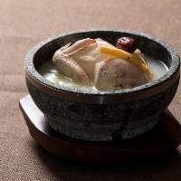 Hanbang Sangyetang 한방 삼계탕 · Premium ginseng chicken soup with medicinal herbs