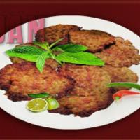 10A. Kotlet · Persian cutlet. House ground beef and potato patty, soft and tender inside and crispy on the...