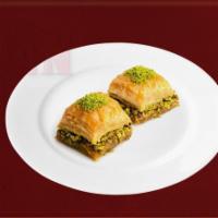 64. Baaghlava · Rich, sweet pastry filled with chopped nuts and sweetened with special syrup.