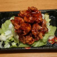 Tokyo Fried Chicken App  · Five pieces. Tokyo style Fried Chicken with teriyaki sauce. 