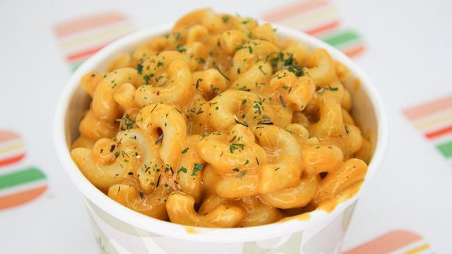 Patch Mac Bowl · Big bowl of our creamy 3-cheeze blend, mixed in-house, with herbs & spices featuring nostalgic elbow macaroni. Contains gluten, cashew and almond. GF not available at this time.
